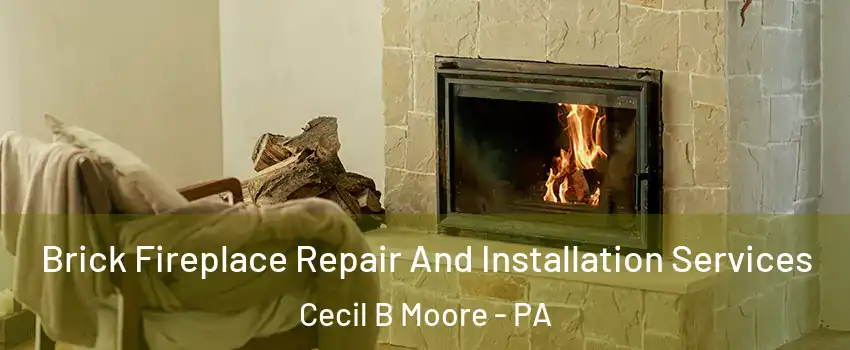 Brick Fireplace Repair And Installation Services Cecil B Moore - PA