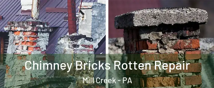 Chimney Bricks Rotten Repair Mill Creek - PA