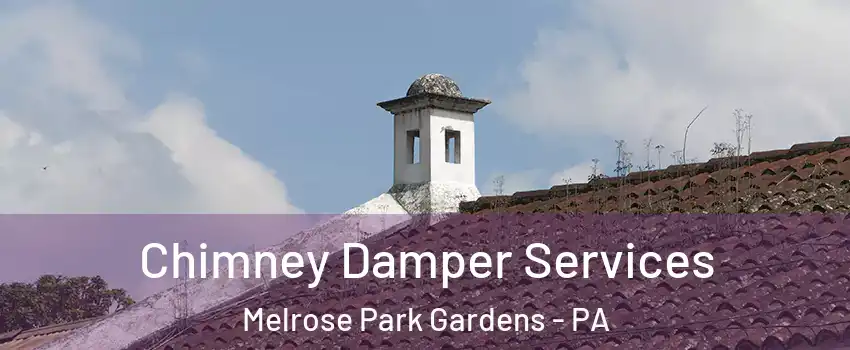 Chimney Damper Services Melrose Park Gardens - PA