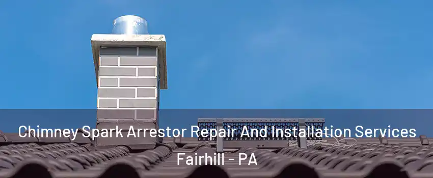 Chimney Spark Arrestor Repair And Installation Services Fairhill - PA