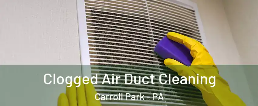 Clogged Air Duct Cleaning Carroll Park - PA