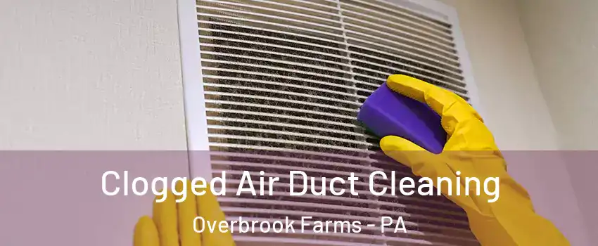 Clogged Air Duct Cleaning Overbrook Farms - PA