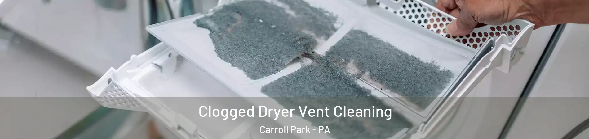 Clogged Dryer Vent Cleaning Carroll Park - PA