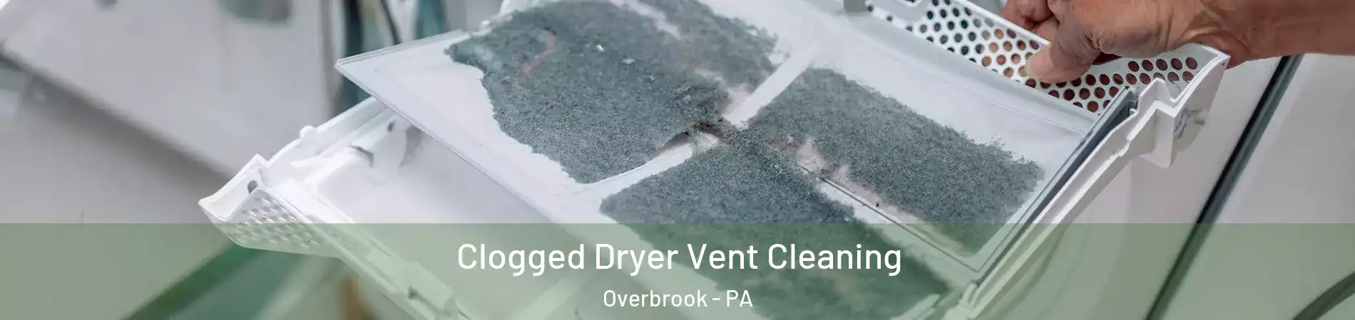 Clogged Dryer Vent Cleaning Overbrook - PA