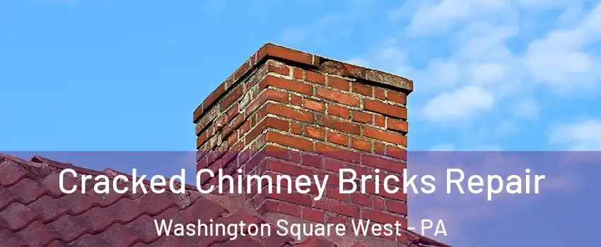 Cracked Chimney Bricks Repair Washington Square West - PA