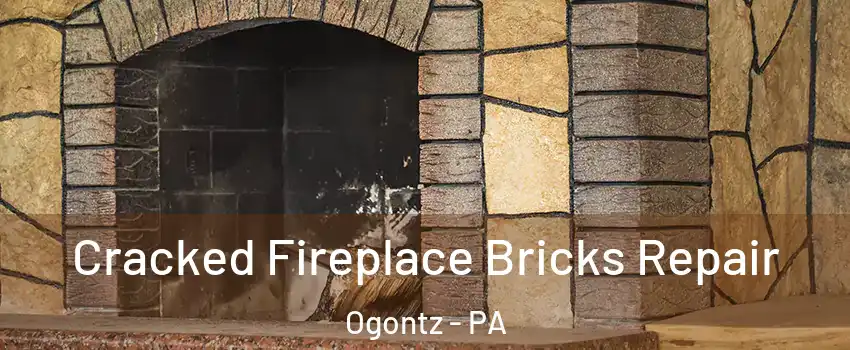 Cracked Fireplace Bricks Repair Ogontz - PA