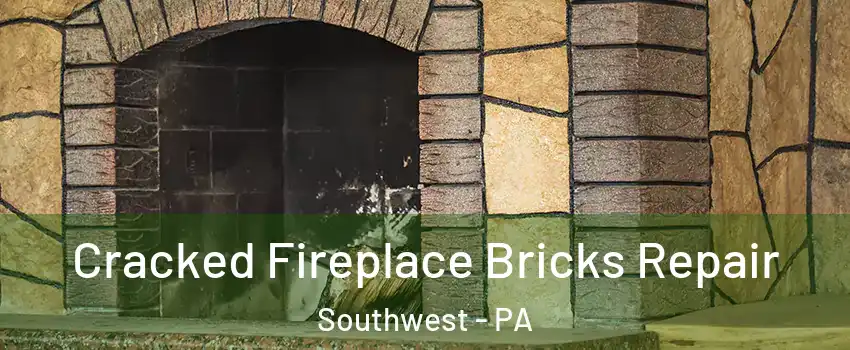 Cracked Fireplace Bricks Repair Southwest - PA