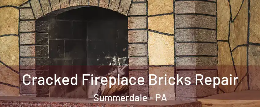 Cracked Fireplace Bricks Repair Summerdale - PA