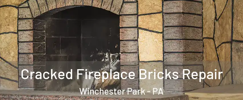Cracked Fireplace Bricks Repair Winchester Park - PA