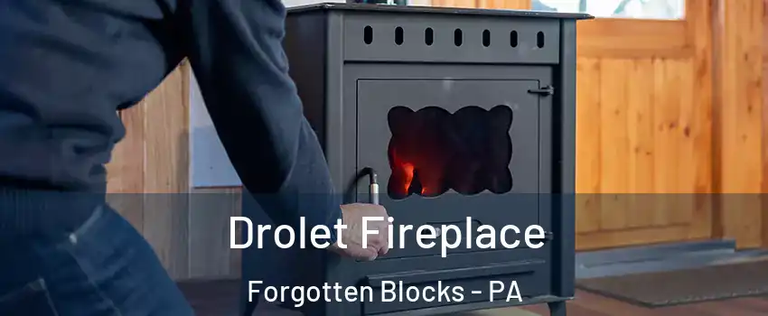 Drolet Fireplace Forgotten Blocks - PA