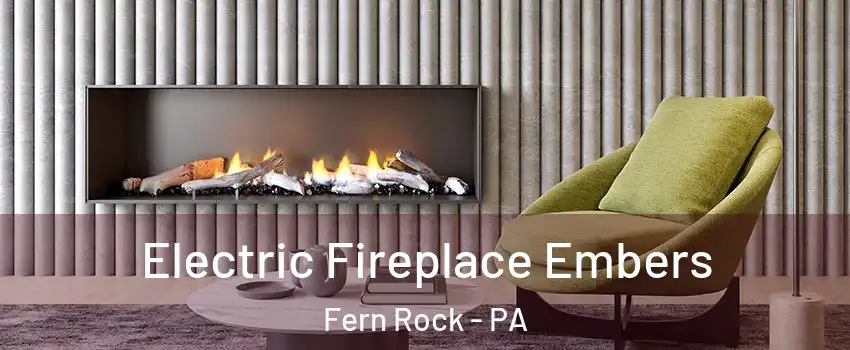 Electric Fireplace Embers Fern Rock - PA