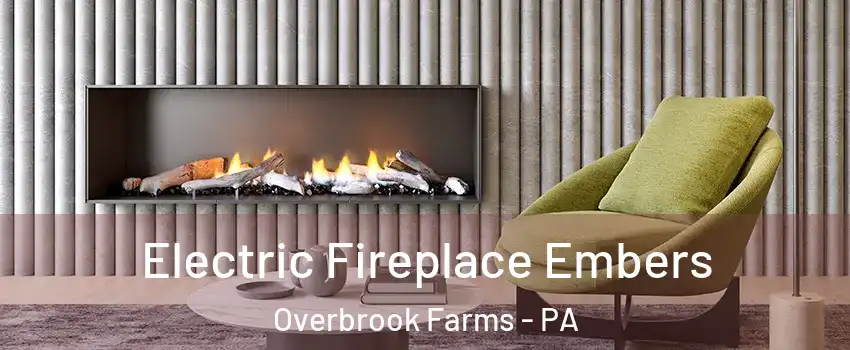 Electric Fireplace Embers Overbrook Farms - PA
