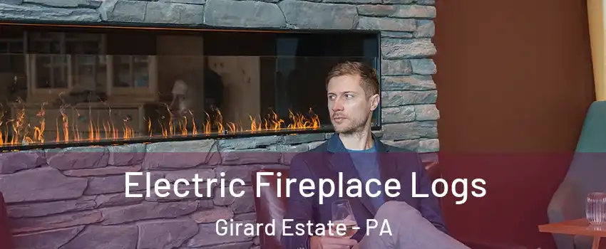 Electric Fireplace Logs Girard Estate - PA