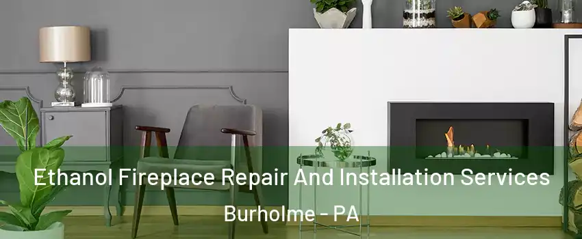 Ethanol Fireplace Repair And Installation Services Burholme - PA