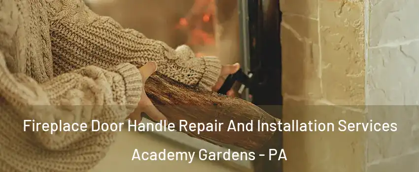 Fireplace Door Handle Repair And Installation Services Academy Gardens - PA