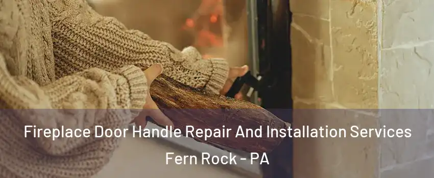 Fireplace Door Handle Repair And Installation Services Fern Rock - PA