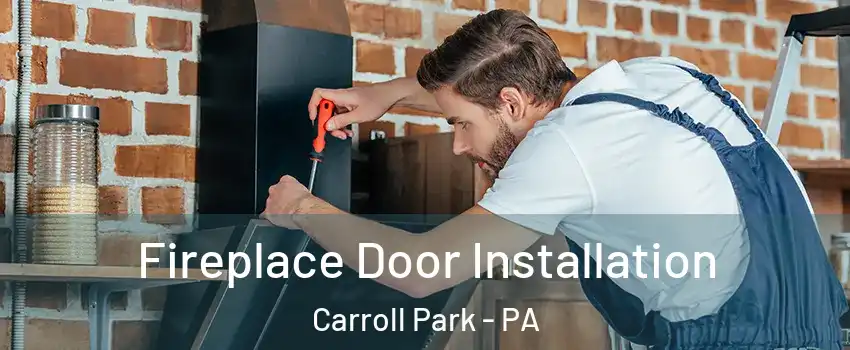Fireplace Door Installation Carroll Park - PA