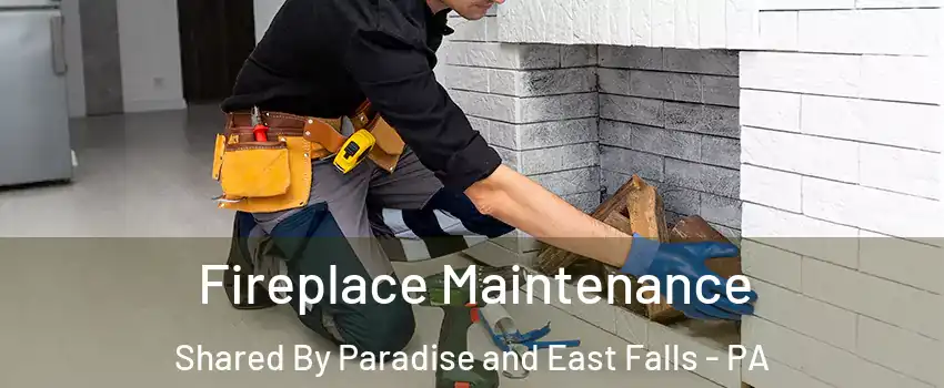 Fireplace Maintenance Shared By Paradise and East Falls - PA
