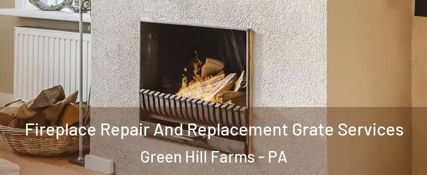 Fireplace Repair And Replacement Grate Services Green Hill Farms - PA