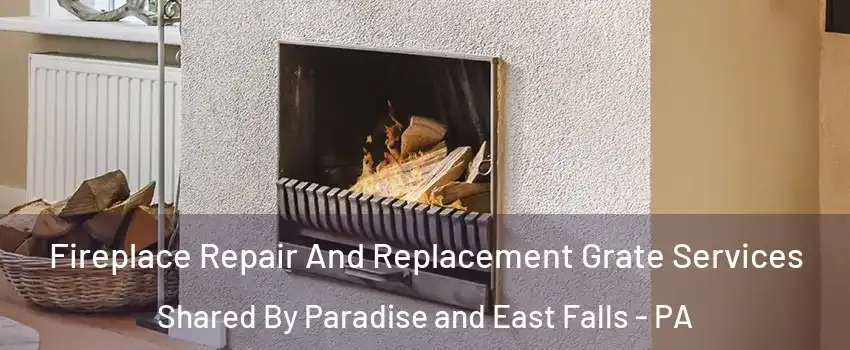 Fireplace Repair And Replacement Grate Services Shared By Paradise and East Falls - PA