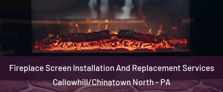 Fireplace Screen Installation And Replacement Services Callowhill/Chinatown North - PA