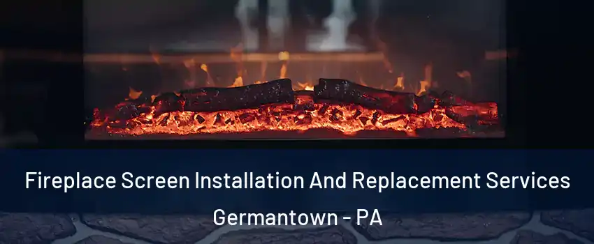 Fireplace Screen Installation And Replacement Services Germantown - PA