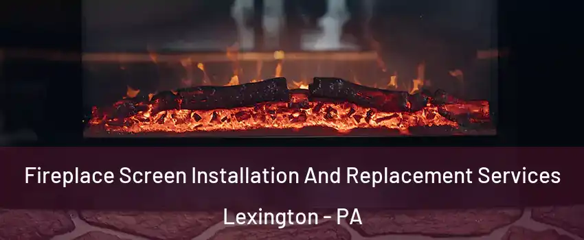 Fireplace Screen Installation And Replacement Services Lexington - PA