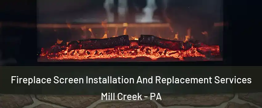 Fireplace Screen Installation And Replacement Services Mill Creek - PA
