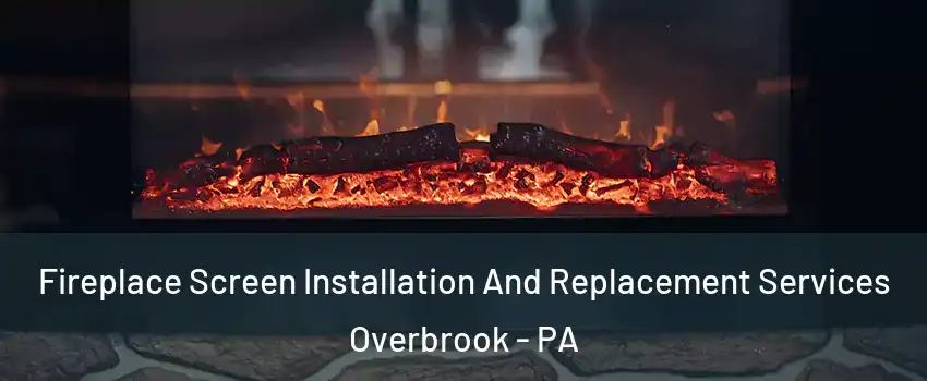 Fireplace Screen Installation And Replacement Services Overbrook - PA