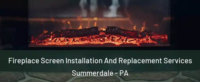 Fireplace Screen Installation And Replacement Services Summerdale - PA