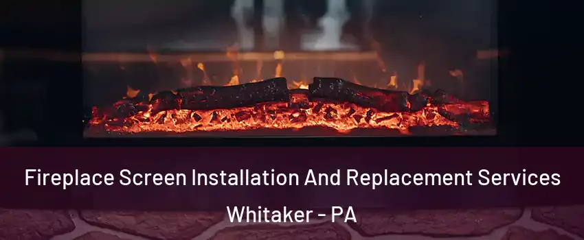 Fireplace Screen Installation And Replacement Services Whitaker - PA