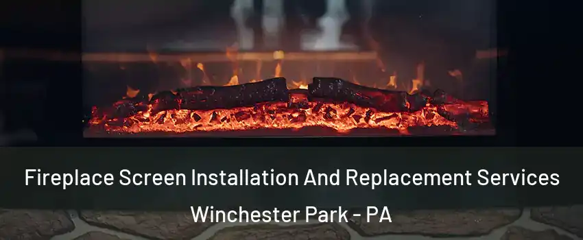 Fireplace Screen Installation And Replacement Services Winchester Park - PA