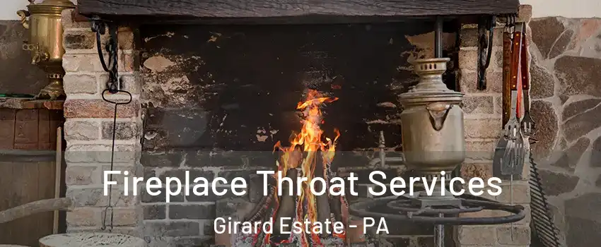 Fireplace Throat Services Girard Estate - PA