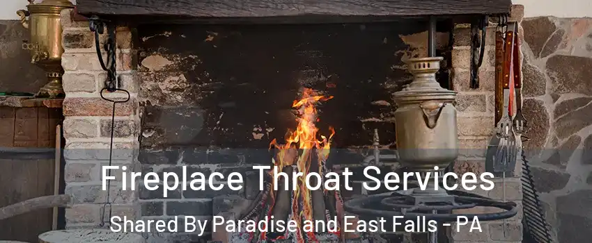 Fireplace Throat Services Shared By Paradise and East Falls - PA