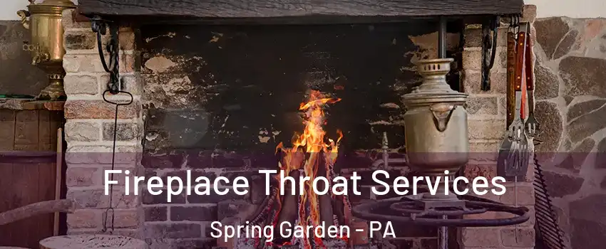 Fireplace Throat Services Spring Garden - PA