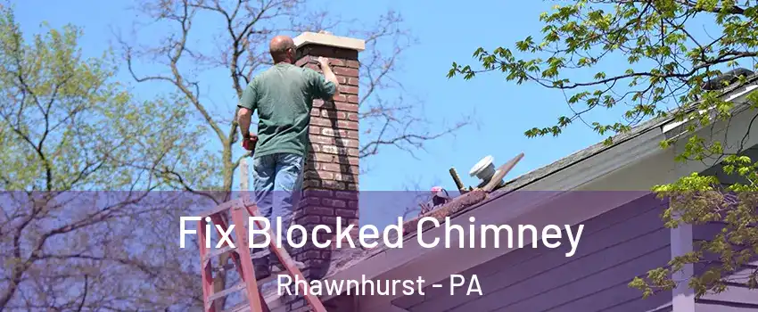 Fix Blocked Chimney Rhawnhurst - PA