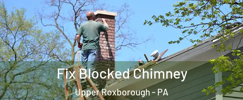 Fix Blocked Chimney Upper Roxborough - PA