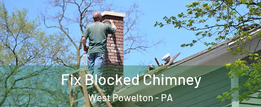 Fix Blocked Chimney West Powelton - PA