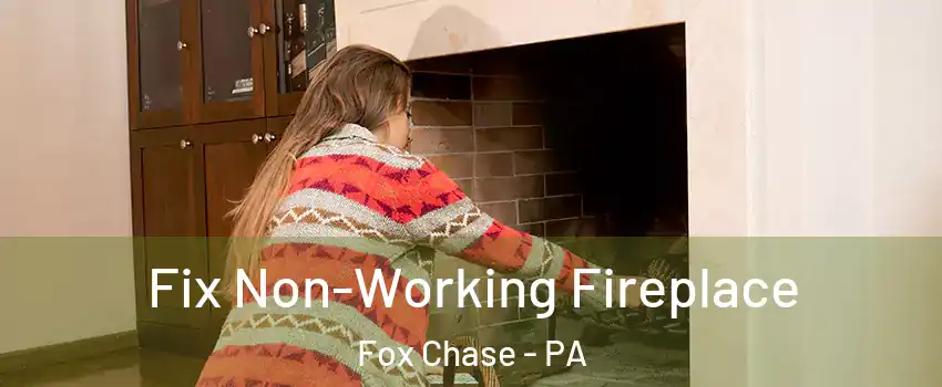 Fix Non-Working Fireplace Fox Chase - PA