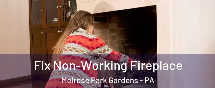 Fix Non-Working Fireplace Melrose Park Gardens - PA