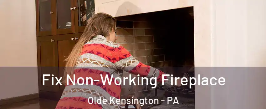 Fix Non-Working Fireplace Olde Kensington - PA