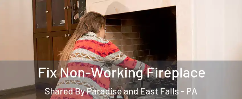 Fix Non-Working Fireplace Shared By Paradise and East Falls - PA