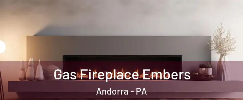 Gas Fireplace Embers Andorra - PA