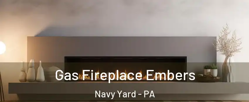 Gas Fireplace Embers Navy Yard - PA