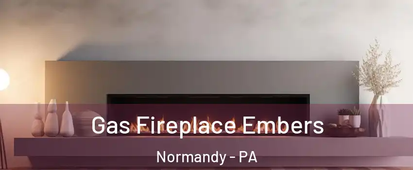 Gas Fireplace Embers Normandy - PA