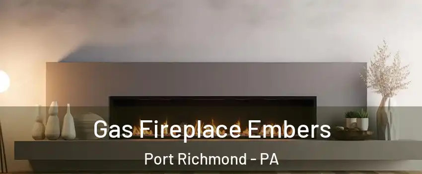 Gas Fireplace Embers Port Richmond - PA