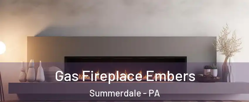Gas Fireplace Embers Summerdale - PA