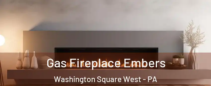 Gas Fireplace Embers Washington Square West - PA