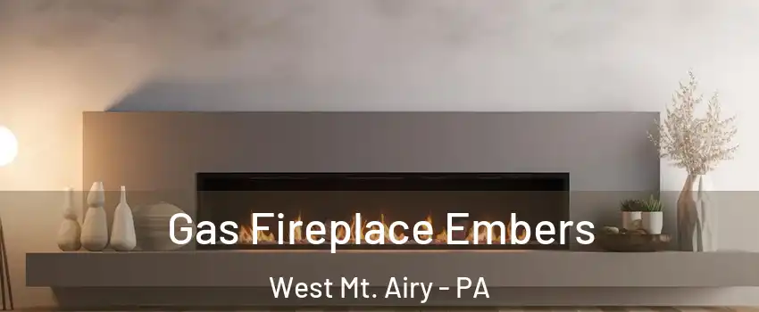 Gas Fireplace Embers West Mt. Airy - PA