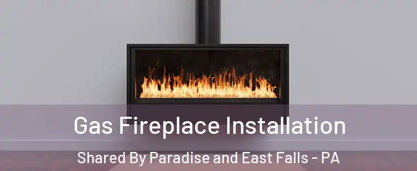 Gas Fireplace Installation Shared By Paradise and East Falls - PA
